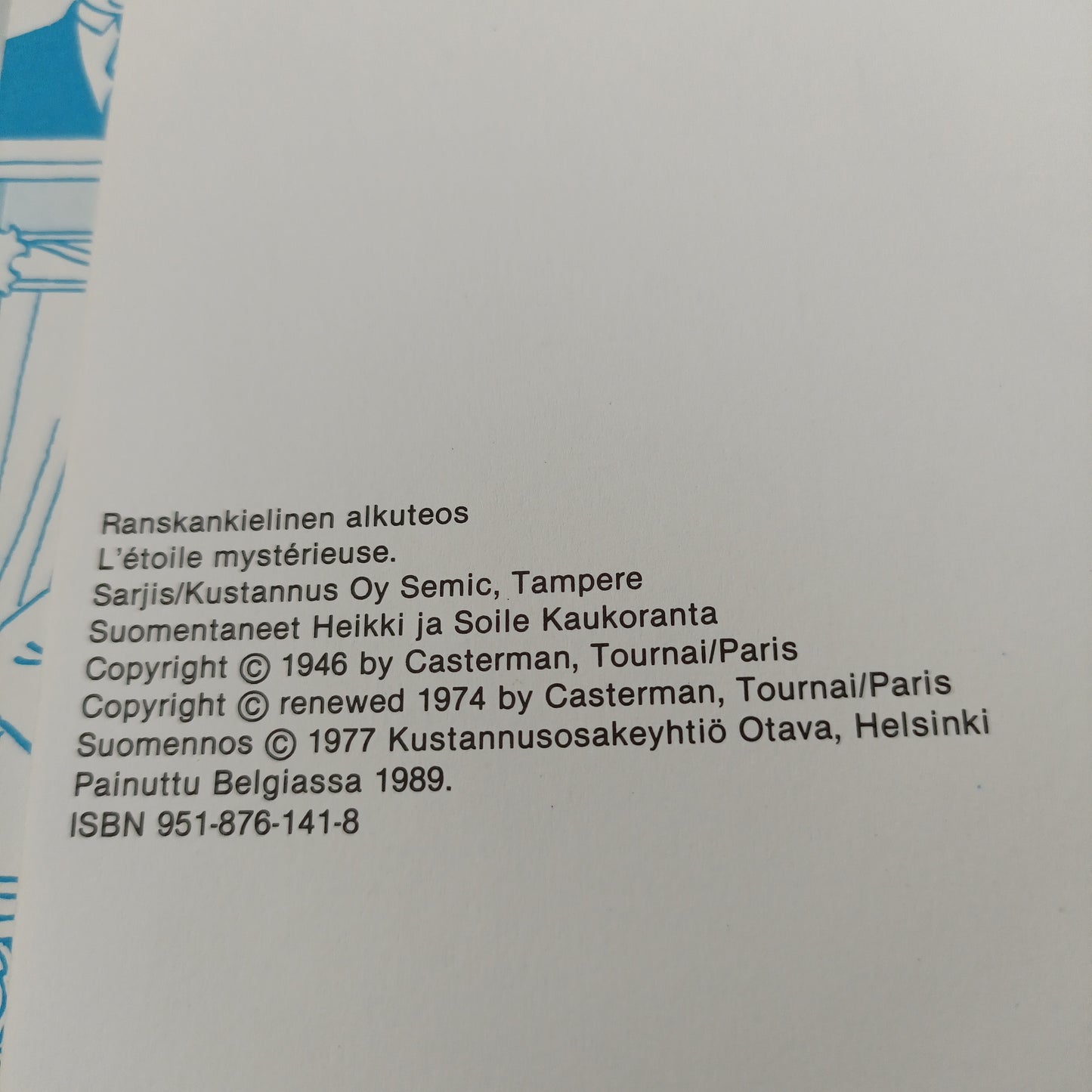 Tintti - Salaperäinen tähti