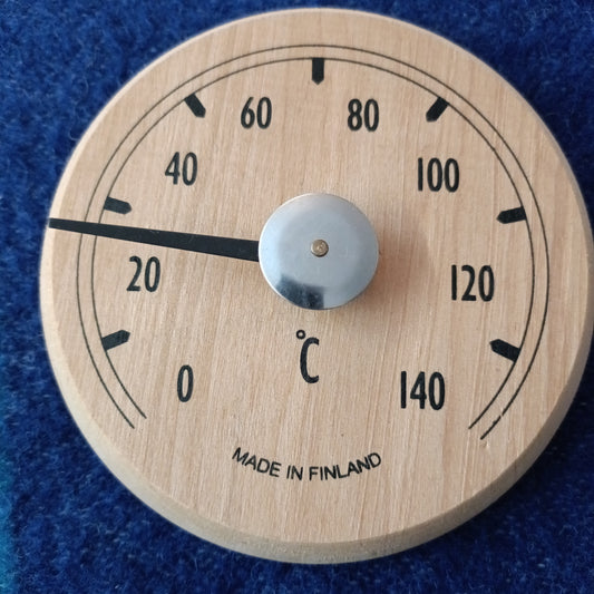 Saunia puinen pyöreä saunamittari