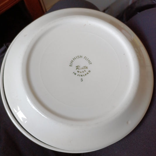 Arabia Finnish Flint Raita lautanen 17 cm