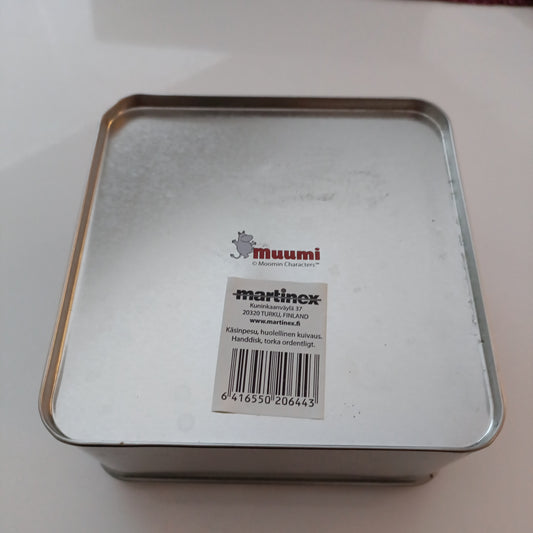 Lila Muumi peltipurkki