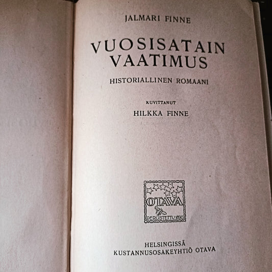 Vuosisatain vaatimus - Jalmari Finne
