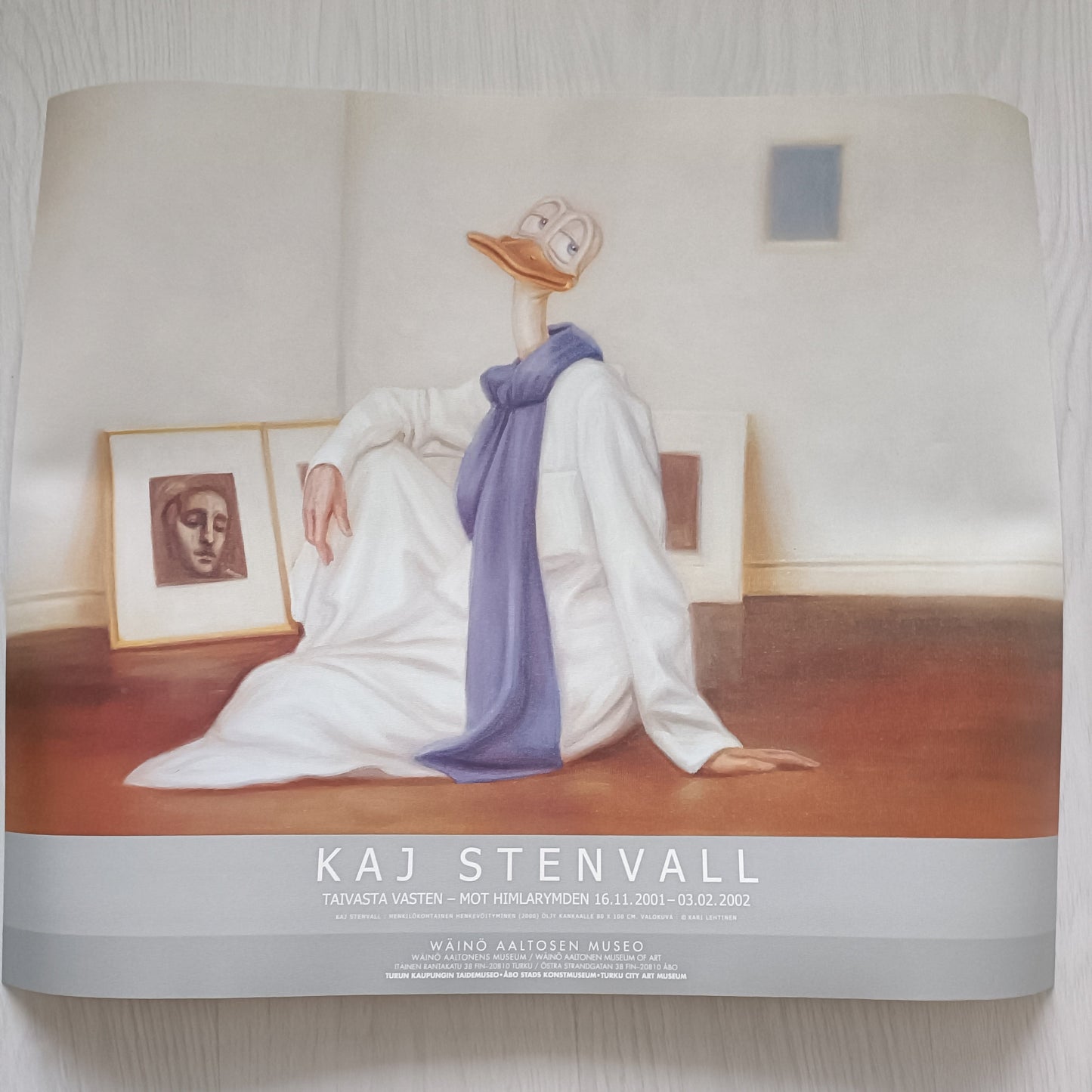 Kaj Stenvall - Taivasta vasten - näyttelyjuliste