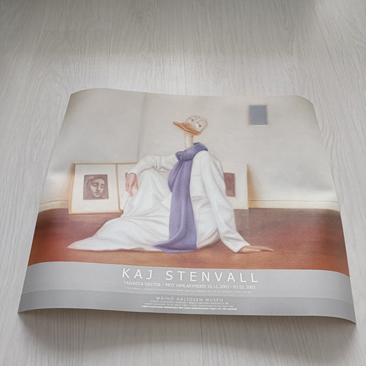 Kaj Stenvall - Taivasta vasten - näyttelyjuliste