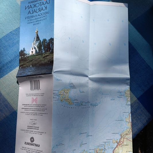 Laatokan Karjala - Topografinen kartta