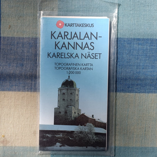 Karjalankannas - topografinen kartta *
