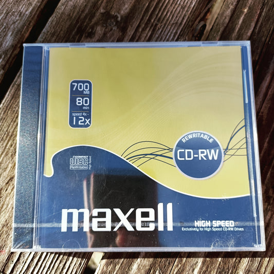 Maxell CD-RW 700 MB 80 min 4-12x - Tyhjä levy