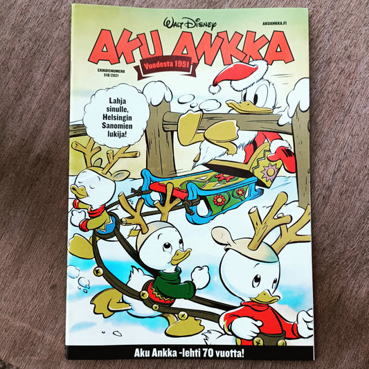 Aku Ankka 51B 2021 - erikoisnumero Hesarin tilaajille