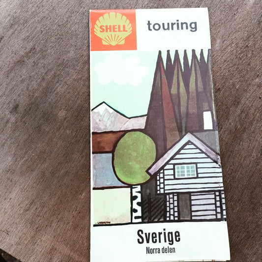 Shell touring - Sverige Norra delen - tiekartta
