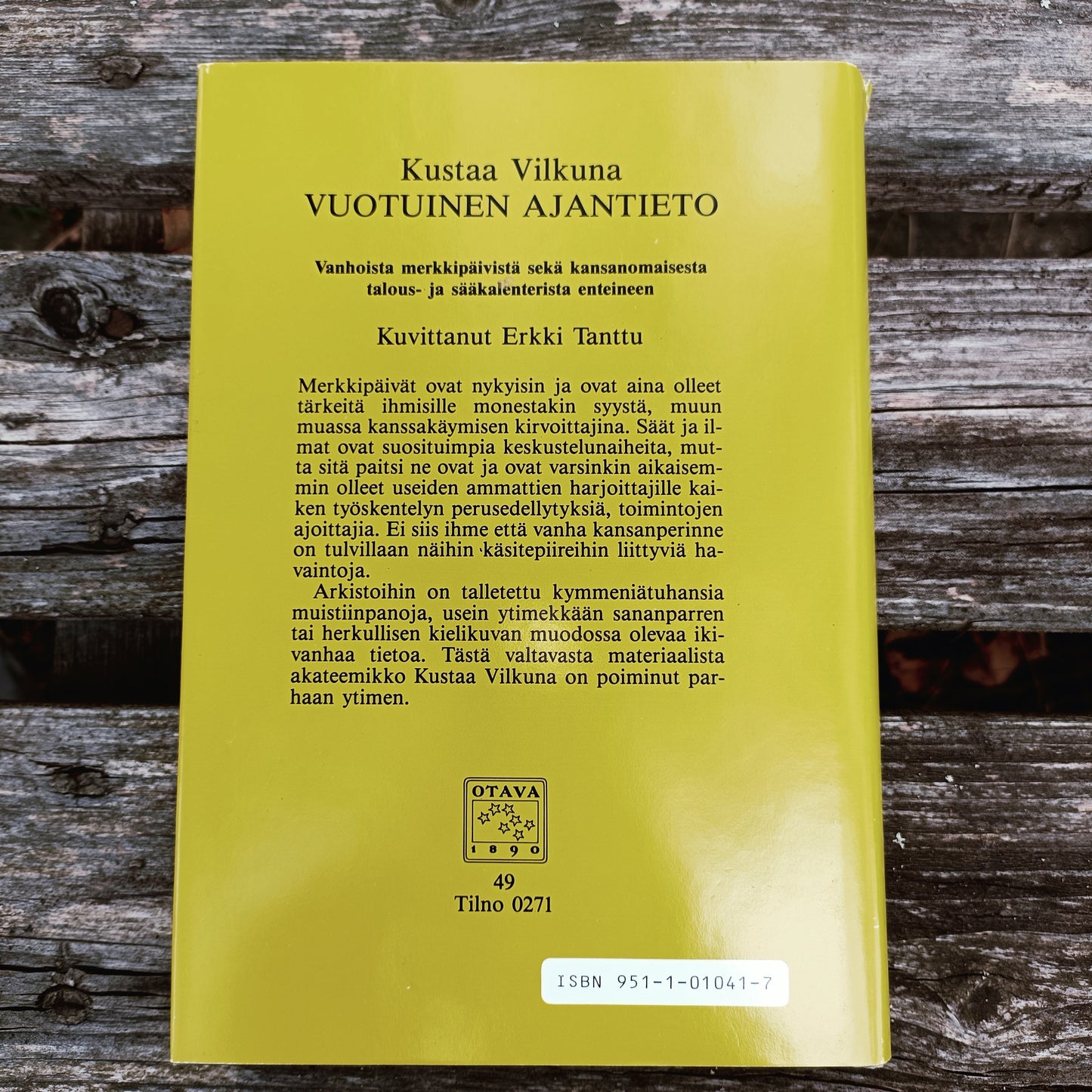 Vuotuinen ajantieto - Kustaa Vilkuna