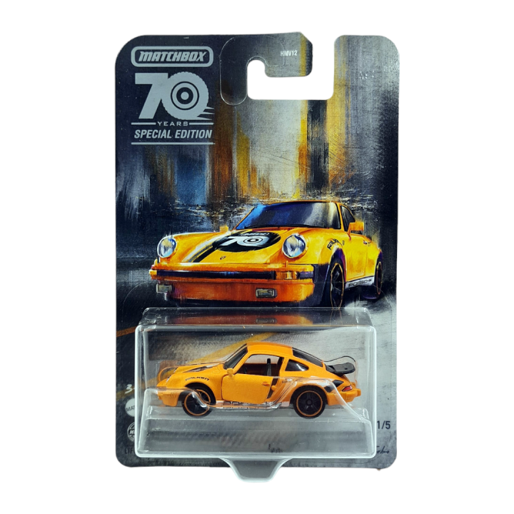 Matchbox '80 Porsche 911 Turbo - 70 Years - Orange - 1:64