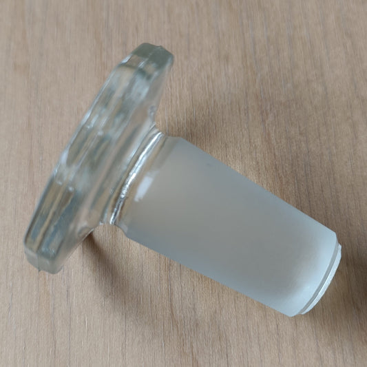 Apteekkipullon lasikorkki 14/23, kirkas