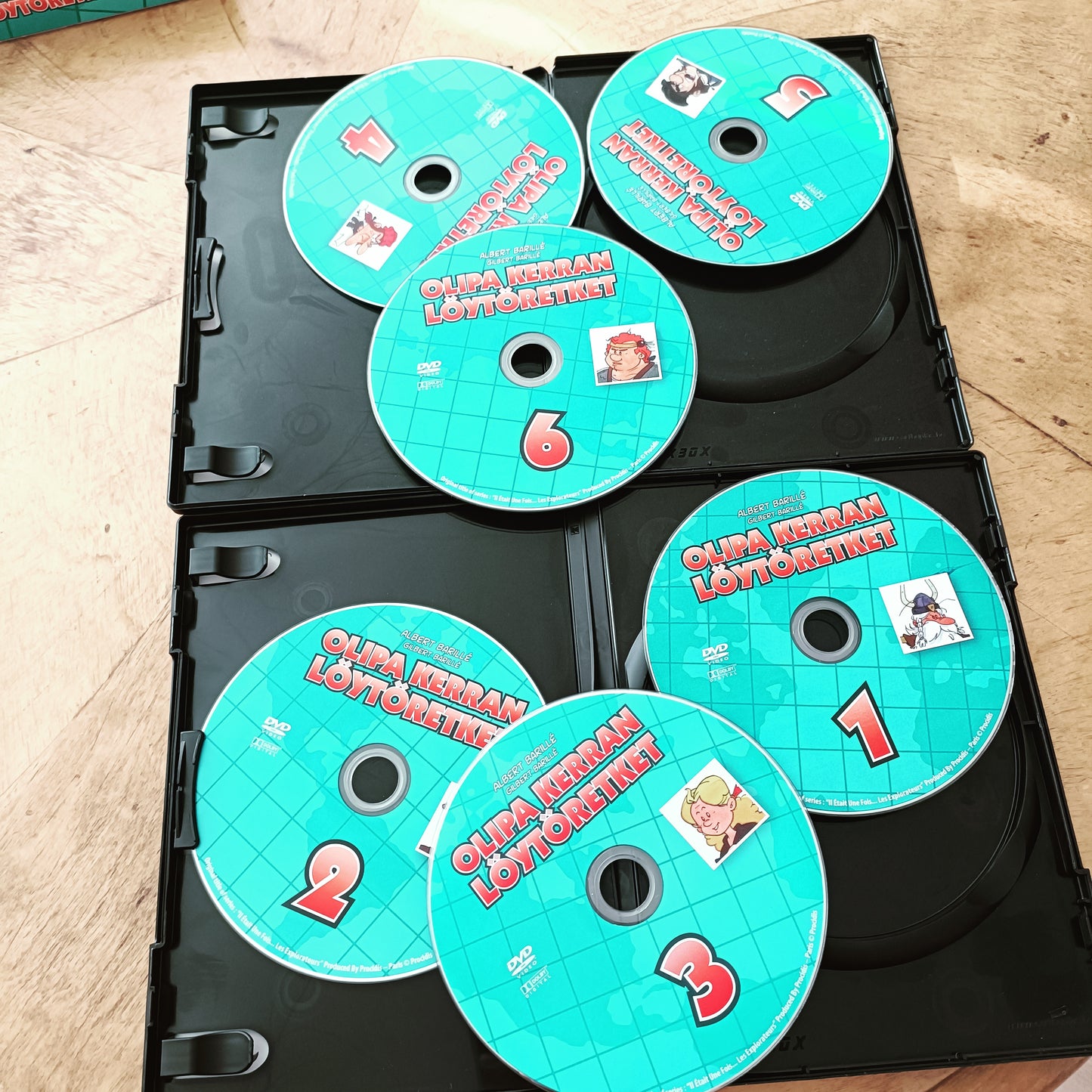 Olipa kerran löytöretket 1-6 - 6DVD