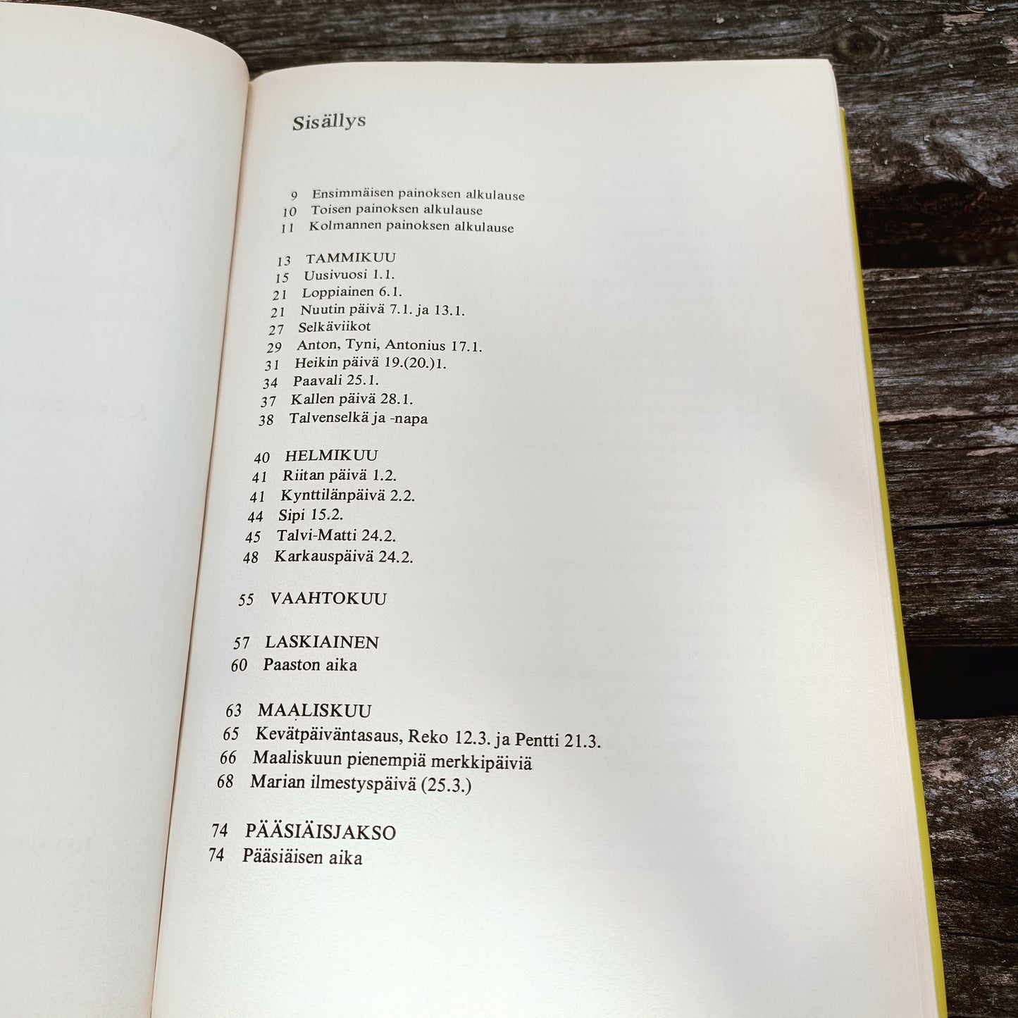 Vuotuinen ajantieto - Kustaa Vilkuna