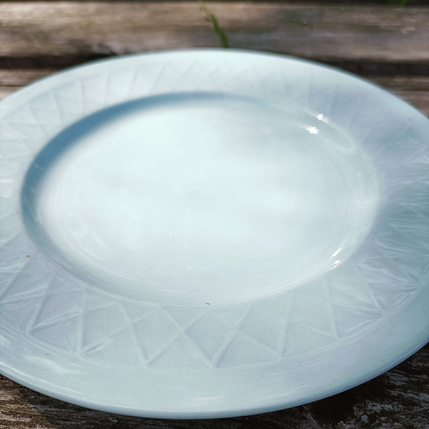 Arabia vaaleansininen lautanen 17,5 cm
