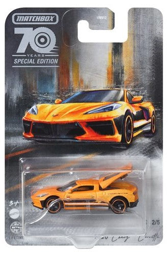 Matchbox - Chevy Corvette 2020 - 70 Years - Orange - 1:64