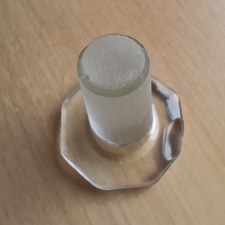 Apteekkipullon lasikorkki 14/23, kirkas