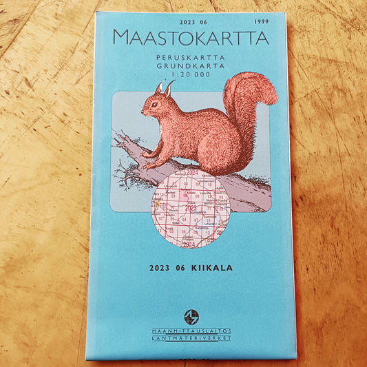 Maastokartta Kiikala 1999 - 1:20000