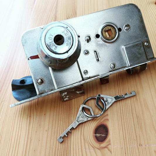 Abloy lukkorunko, lukkopesä ja 2 avainta