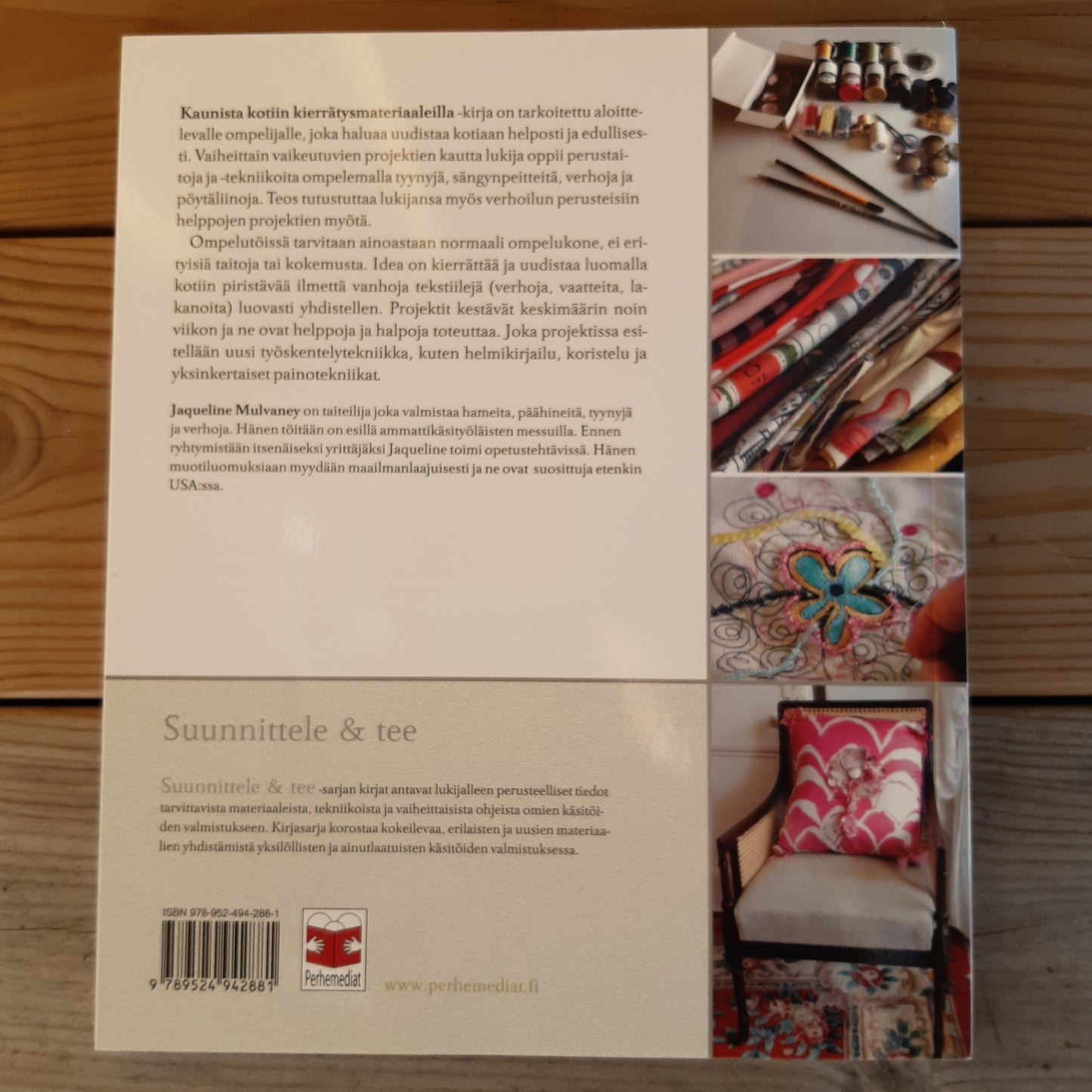 kaunista kotiin kierrätysmateriaaleilla
