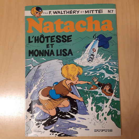 natacha no 7 l'hôtesse et monna lisa