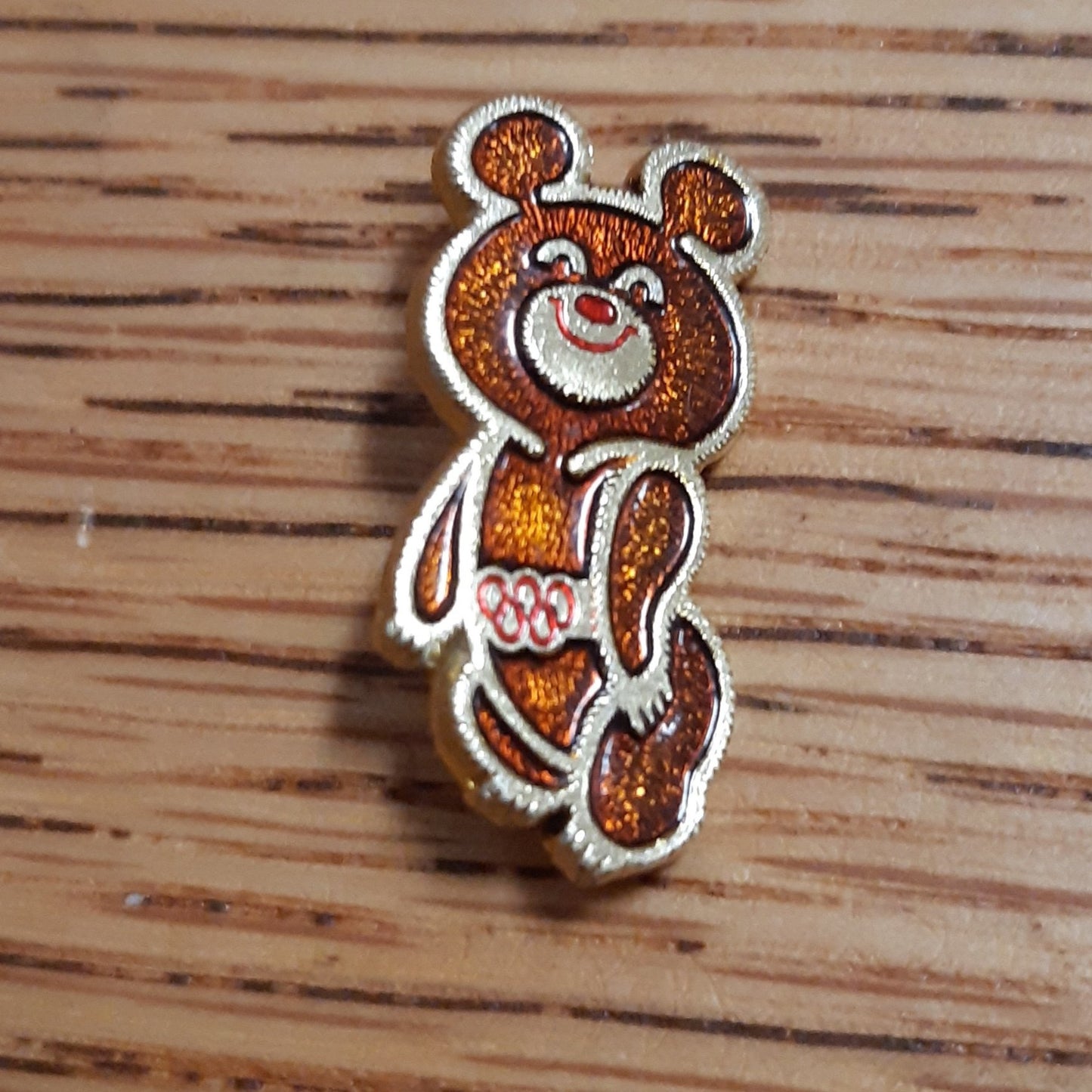 moskovan olympiakisat 1980 - miska 2,5 cm - rintamerkki