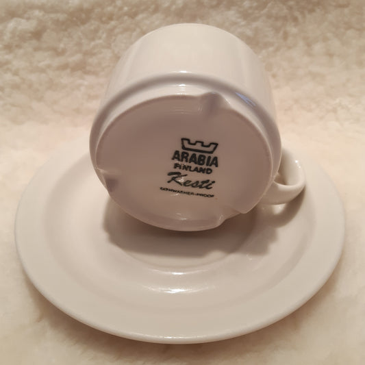 arabia kesti kahvikuppi + asetti