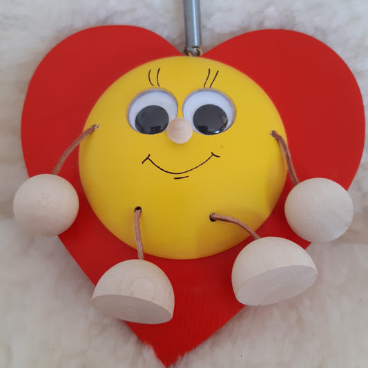 vauvan katselulelu sydän