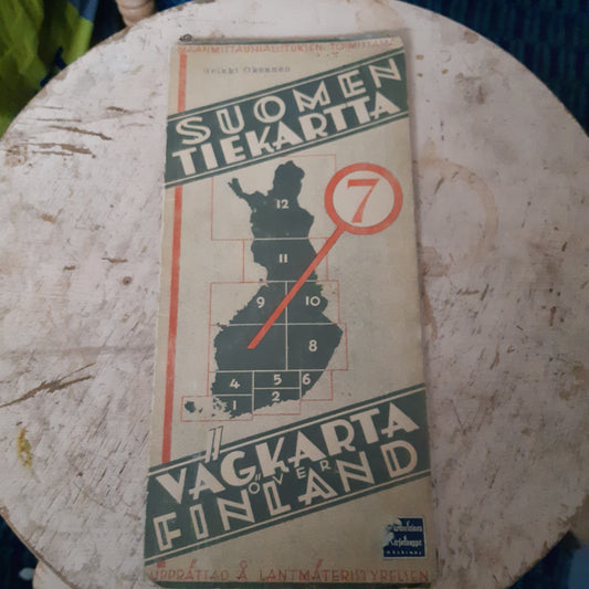 suomen tiekartta 7 - 1946