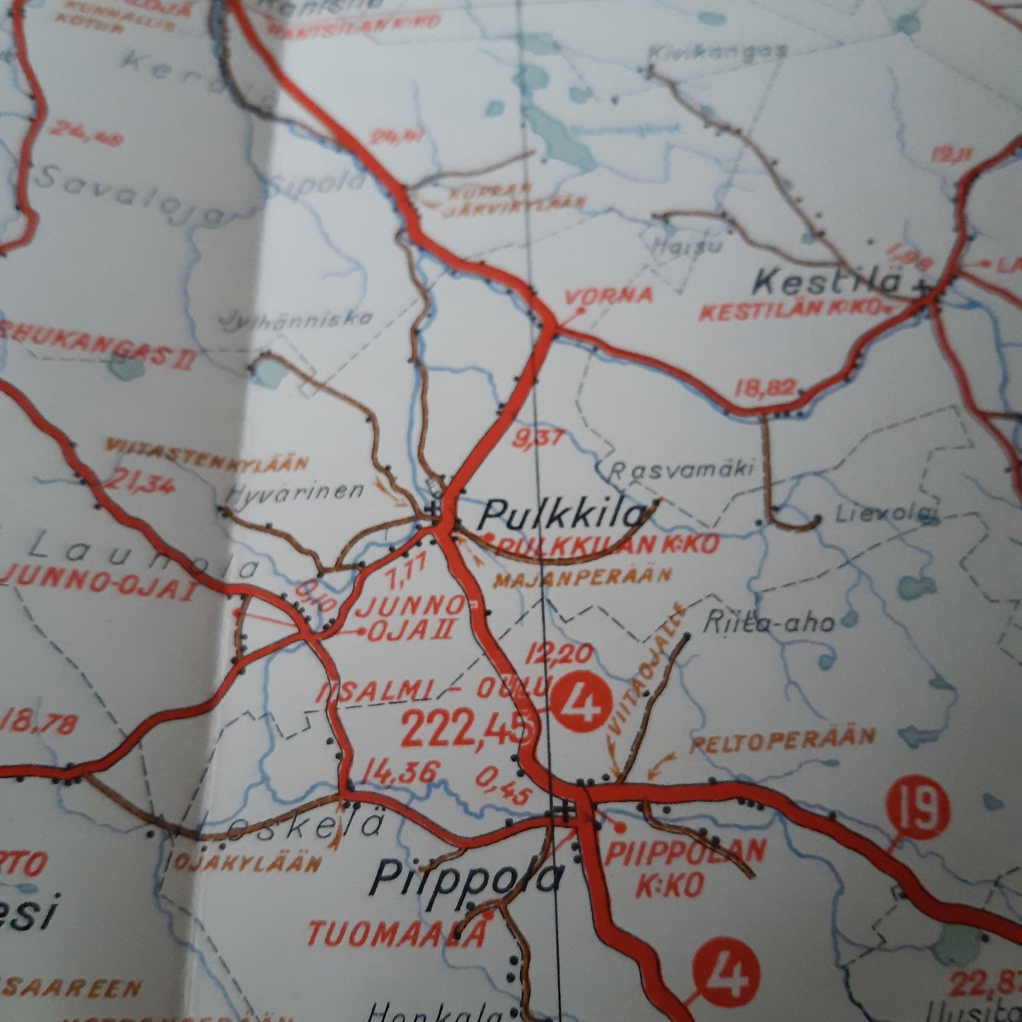 suomen tiekartta 9 - 1940