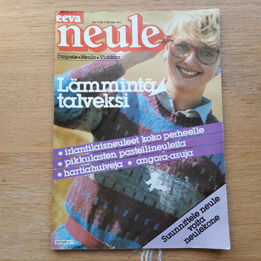 eeva neule n:o 7 1980 - käsityölehti