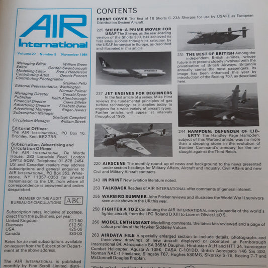 air international november 1984 vol 27 no 5