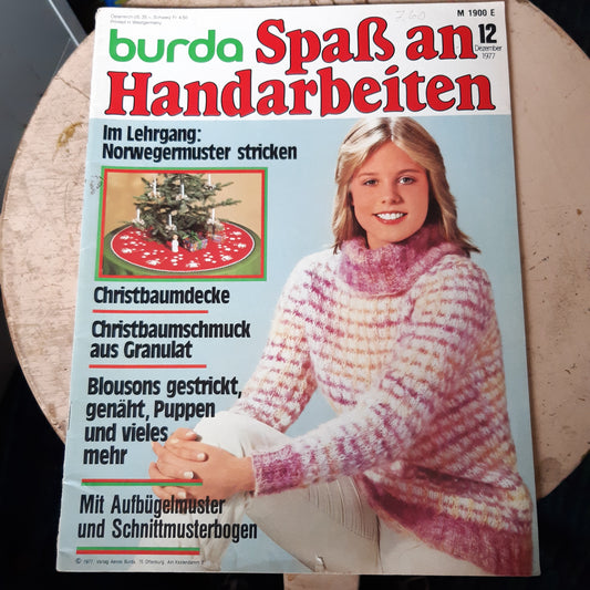 burda spaß an handarbeiten 12-1977