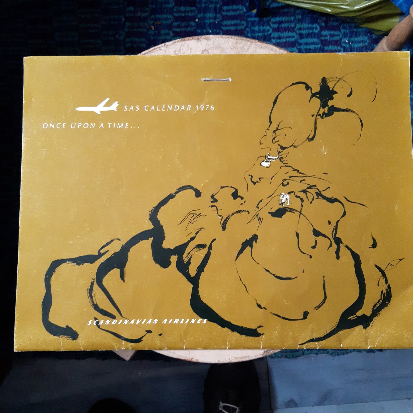 sas seinäkalenteri 1976