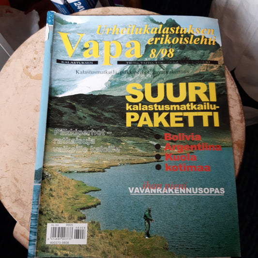 vapa 8/98 - urheilukalastuksen erikoislehti