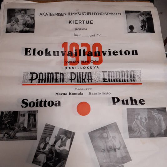 vanha elokuvajuliste 1939