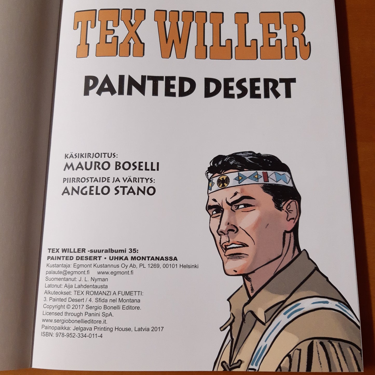 tex willer - painted desert ja uhka montanassa - suuralbumi 35