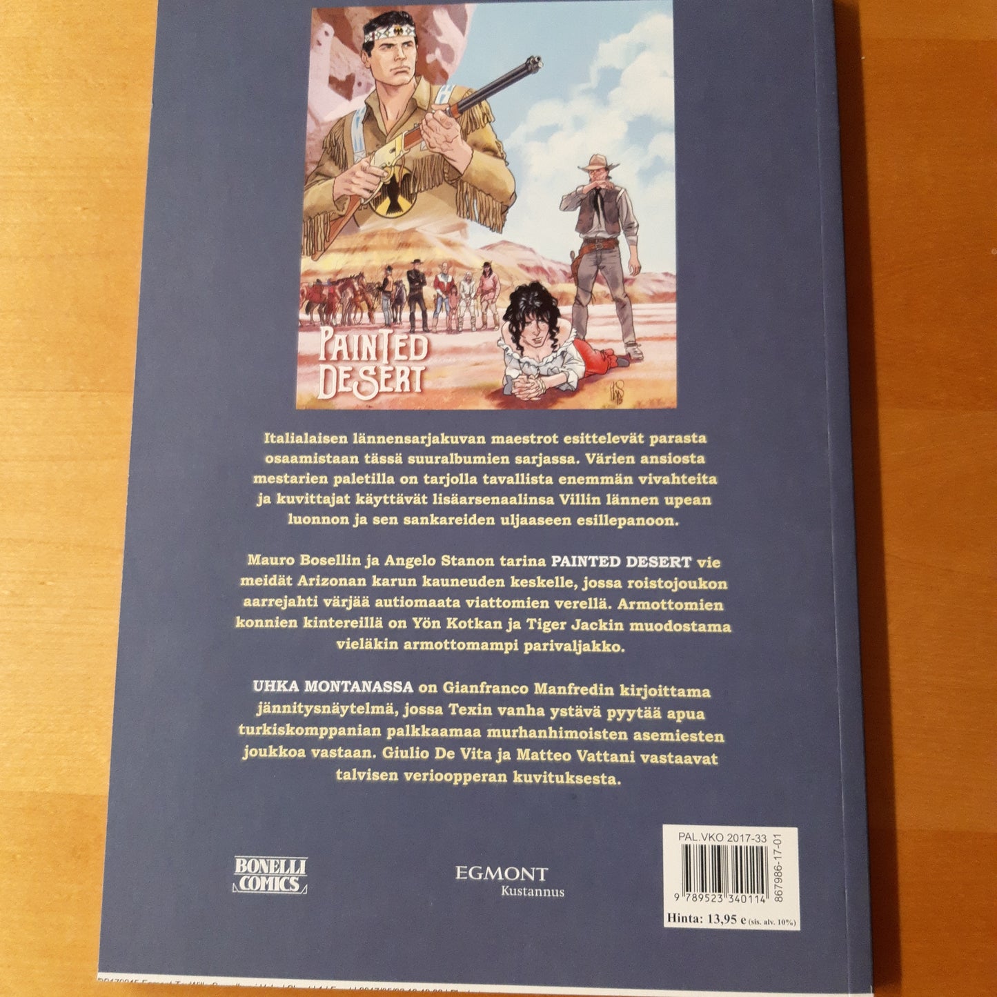 tex willer - painted desert ja uhka montanassa - suuralbumi 35