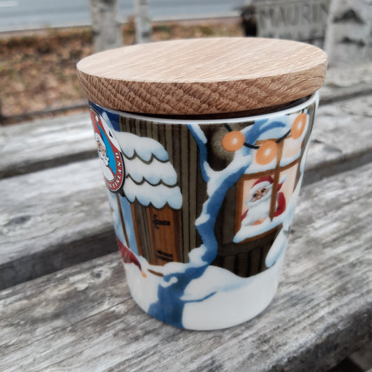 arabia santa claus - purkki - iltainen kylä