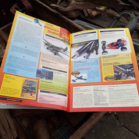 pienoismalli 3/1998 harrastelehti