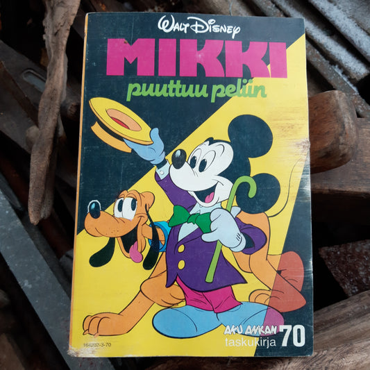 mikki puuttuu peliin - aku ankan taskukirja 70