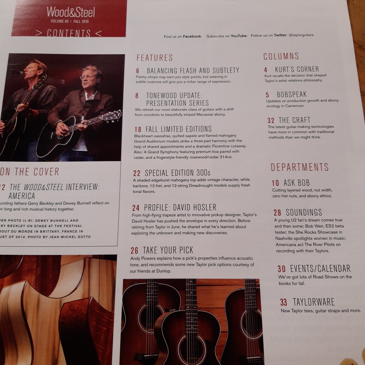 wood & steel volume 83 fall 2015