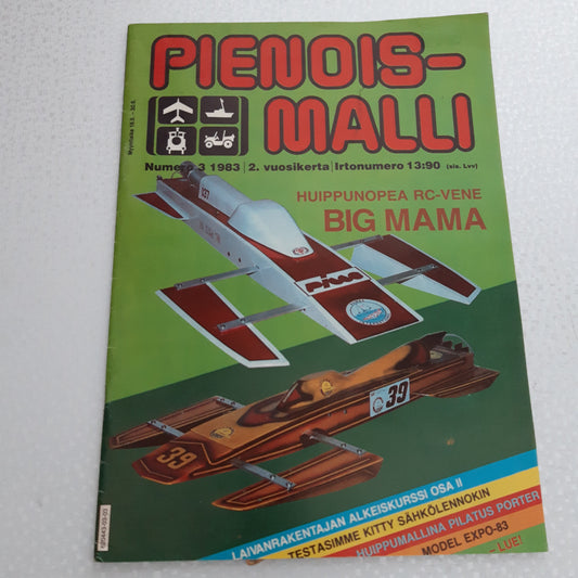 pienoismalli numero 3 1983 - harrastelehti
