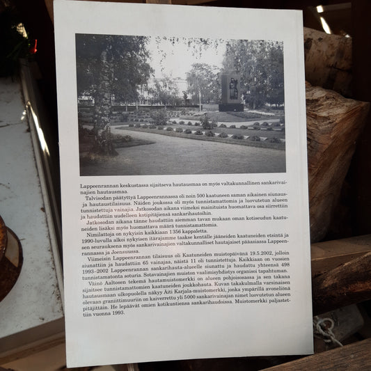 tie ja sen raivaaja - kaatuneitten huollon kehittyminen sotiemme 1939-1944 aikana