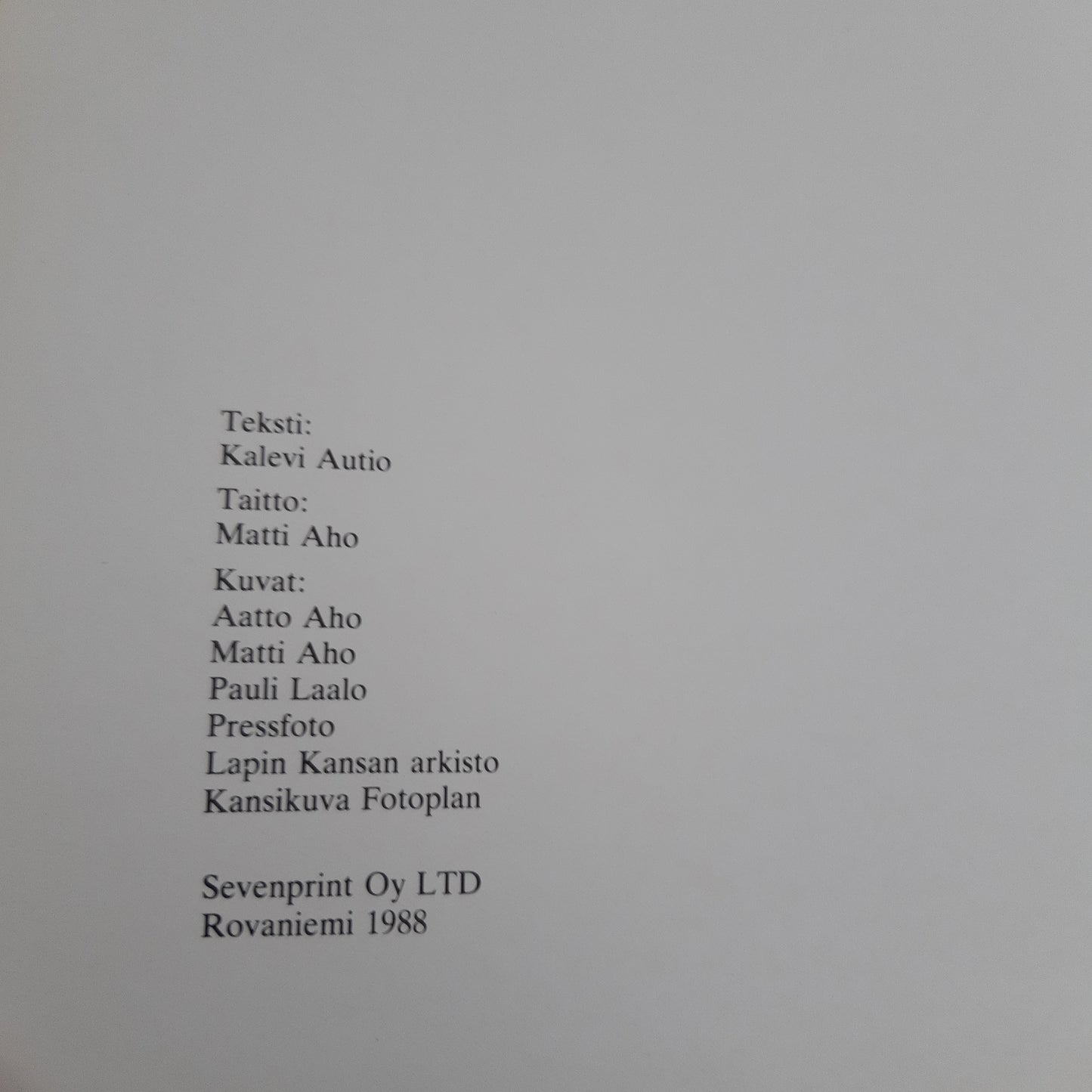 Lapin Kansa, osa lappilaista elämää 60 1928-1988