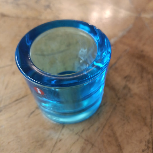 Iittala Marimekko Kivi kynttilälyhty vaaleansininen