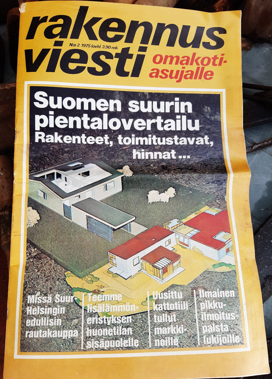 rakennusviesti omakotiasujalle n:o 2 1975