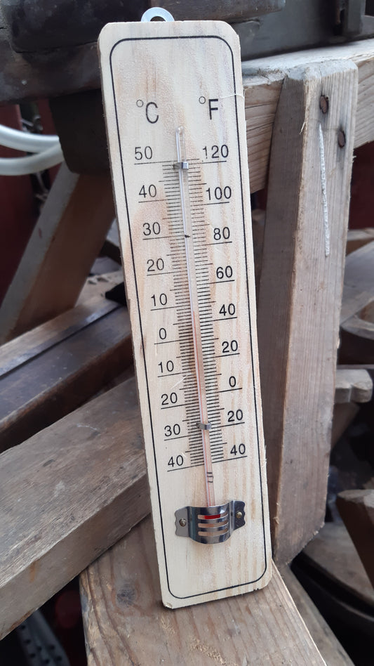 puinen lämpömittari