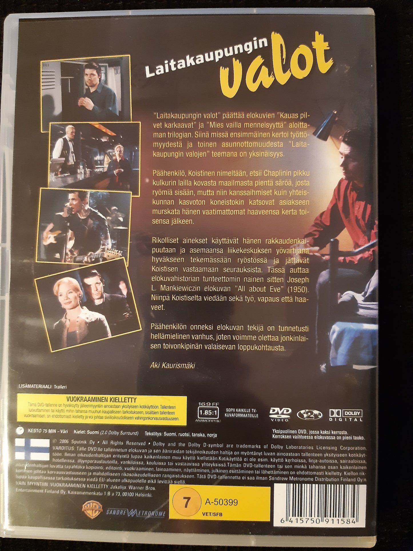 laitakaupungin valot dvd