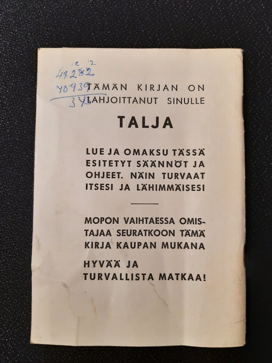 mopoilijan liikenneopas v. 1965