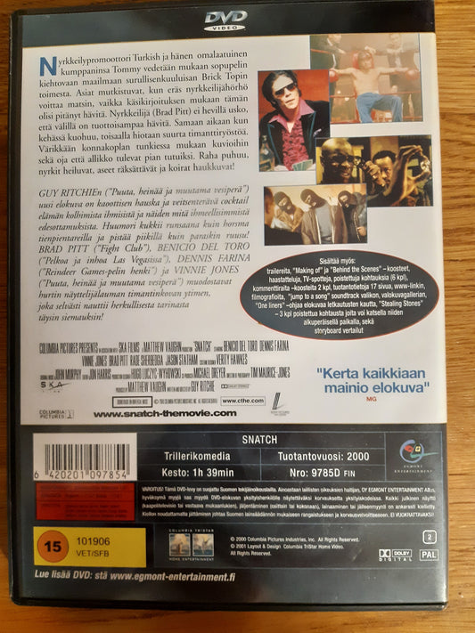 snatch - hävyttömät dvd